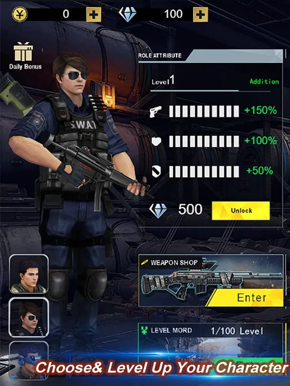 ภาพหน้าจอของ Critical Forces Ops:Modern FPS iPad 