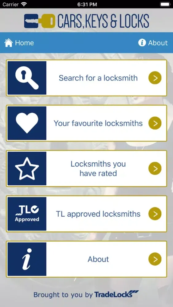 Find a Locksmith – Tradelocks Screenshots