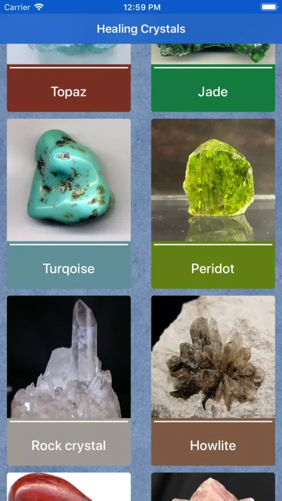 Healing stones سکرین شاٹس