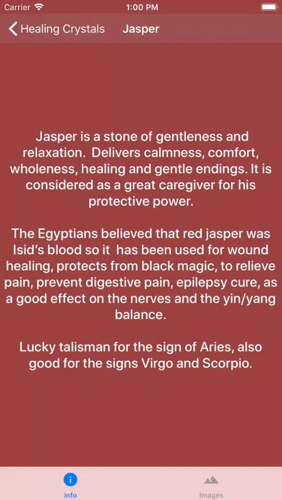 Healing stones سکرین شاٹس