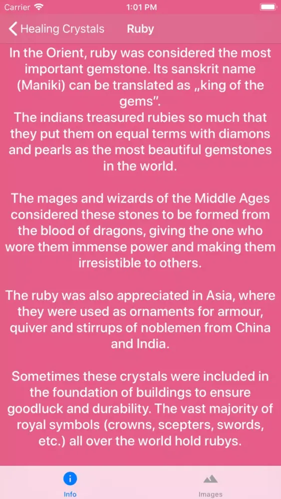 Healing stones سکرین شاٹس