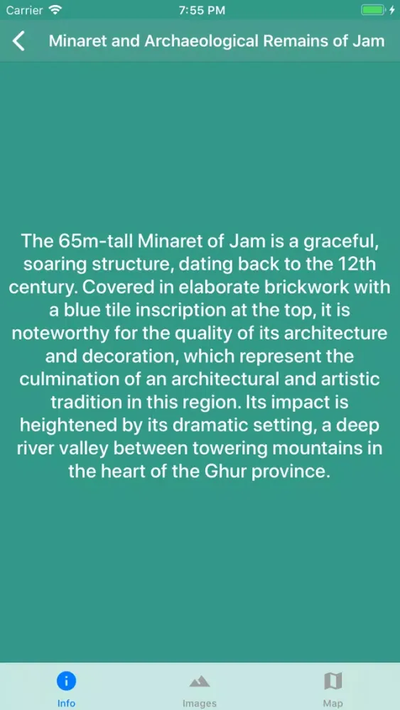 Tangkapan skrin World Heritage Sites - UNESCO