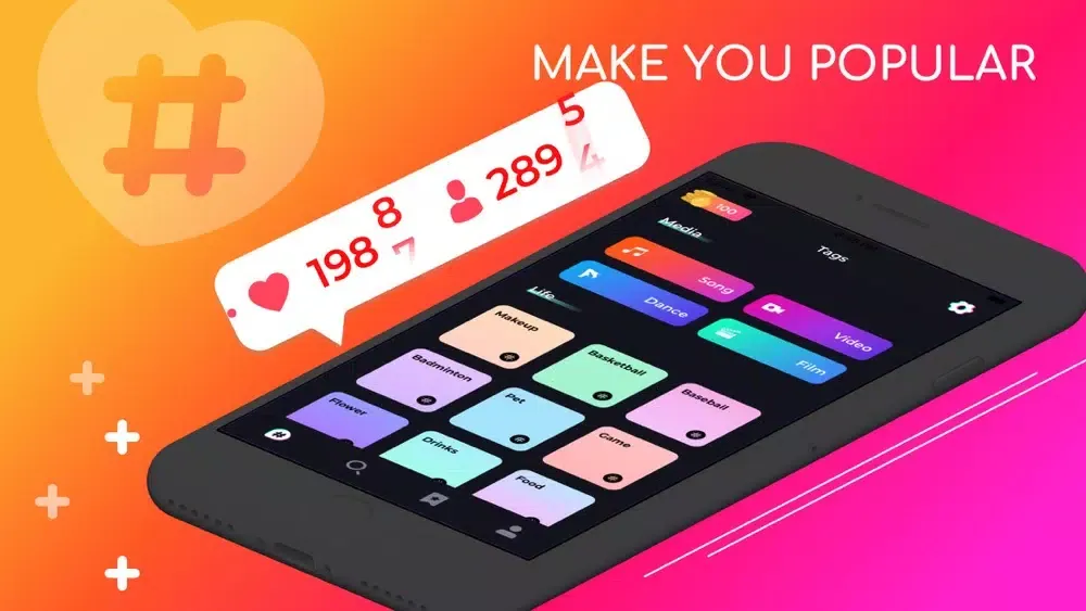 Top Likes Tag &Trending Post سکرین شاٹس