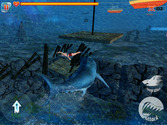 Scary Shark Unleashed 3D iPad  Screenshots
