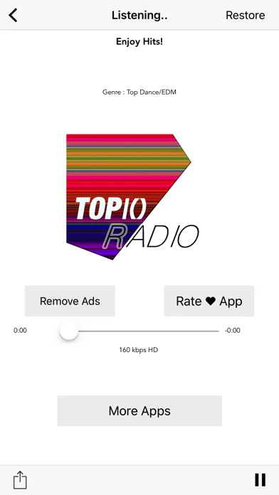 Capturas de tela do Top 10 Radio:Online Internet FM LIVE stations Free