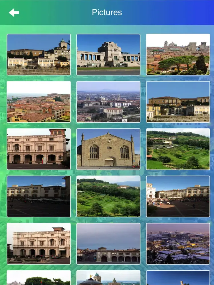 Visit Bergamo iPad  스크린샷