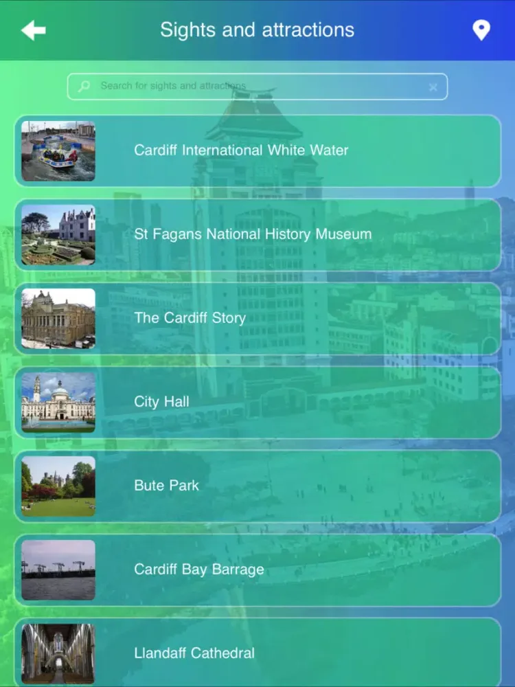 تصاویر Visit Cardiff iPad 