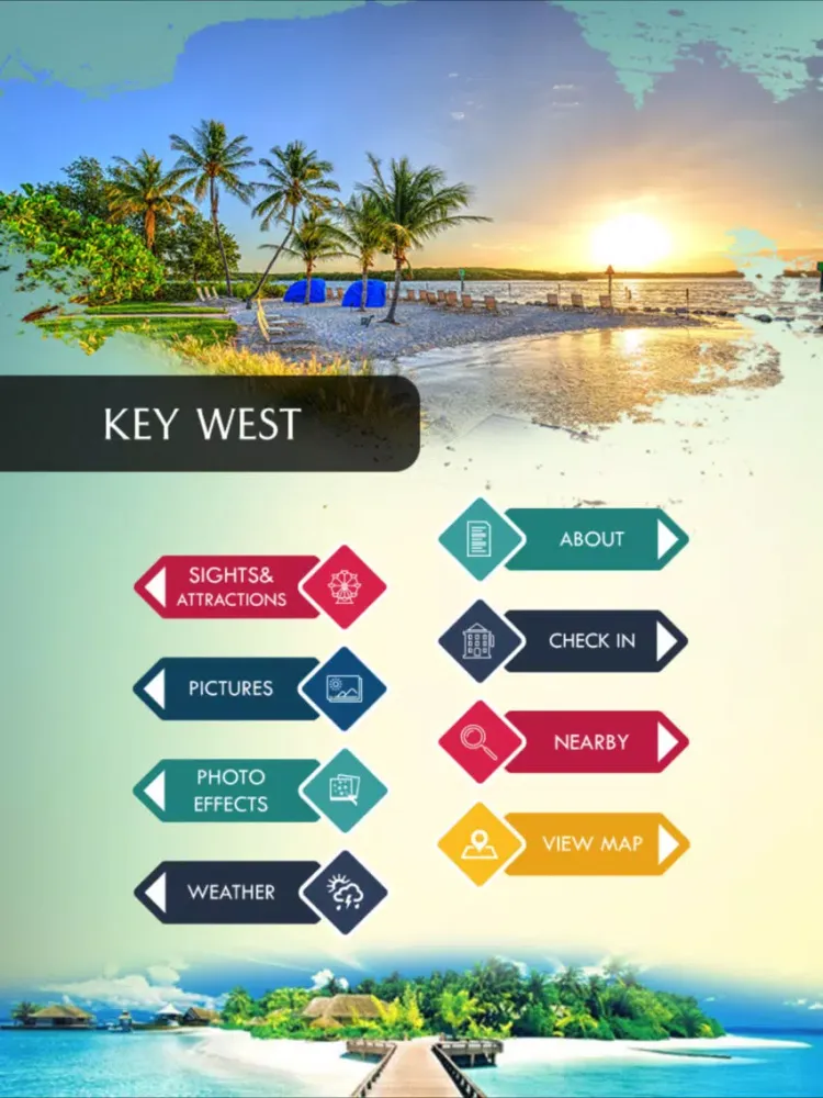 Tangkapan skrin Key West Travel Guide iPad 