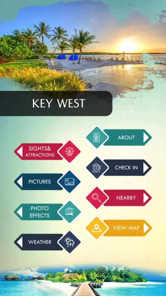 Tangkapan skrin Key West Travel Guide
