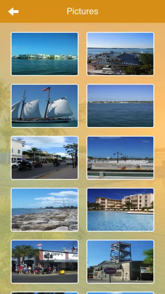 Tangkapan skrin Key West Travel Guide