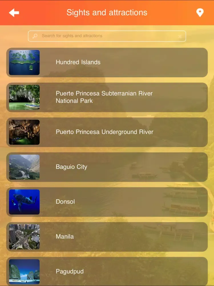 Zrzuty ekranu Luzon Island Things To Do iPad 