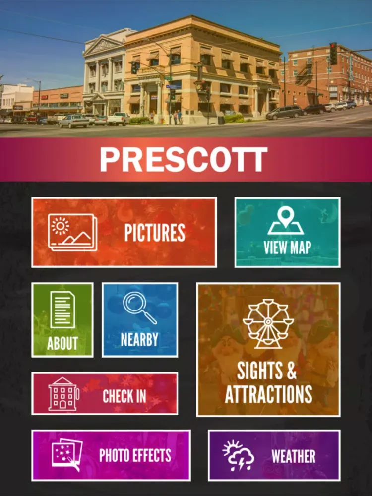 ภาพหน้าจอของ Prescott City Guide iPad 