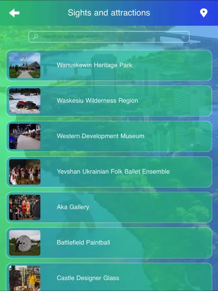 Saskatoon Tourism iPad  Ekran Görüntüleri