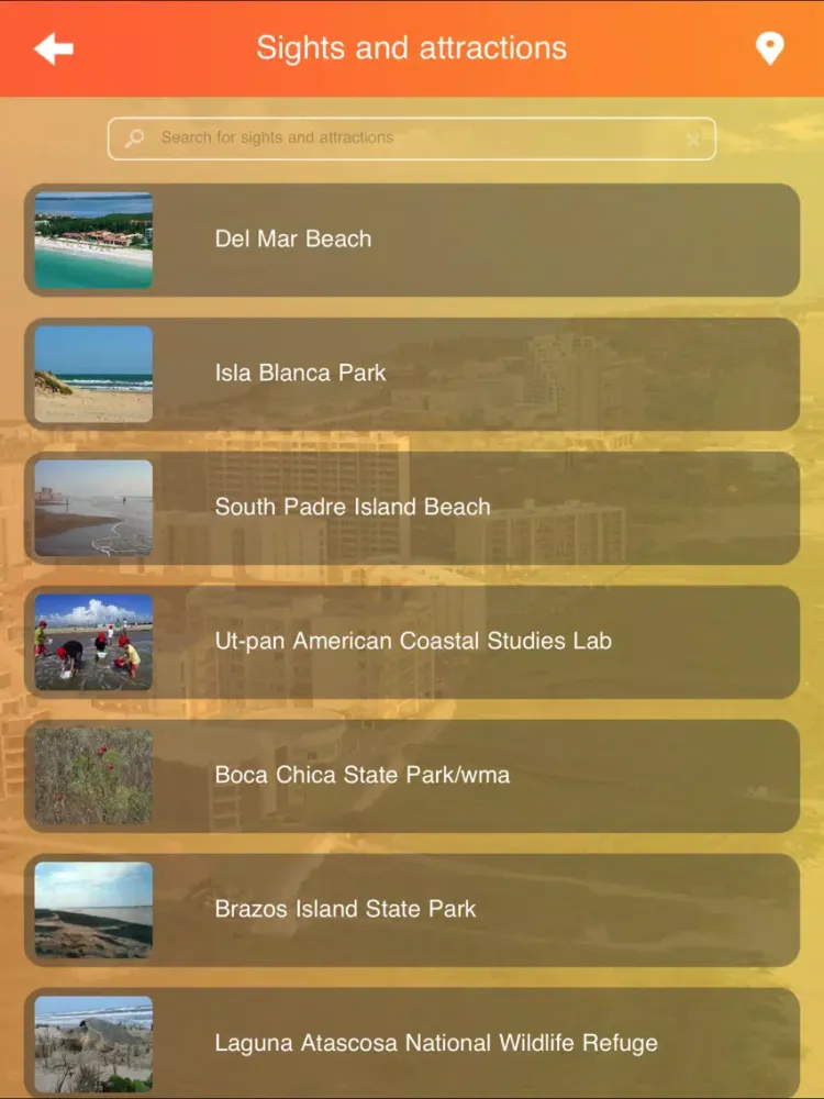 Zrzuty ekranu South Padre Island Tourism iPad 