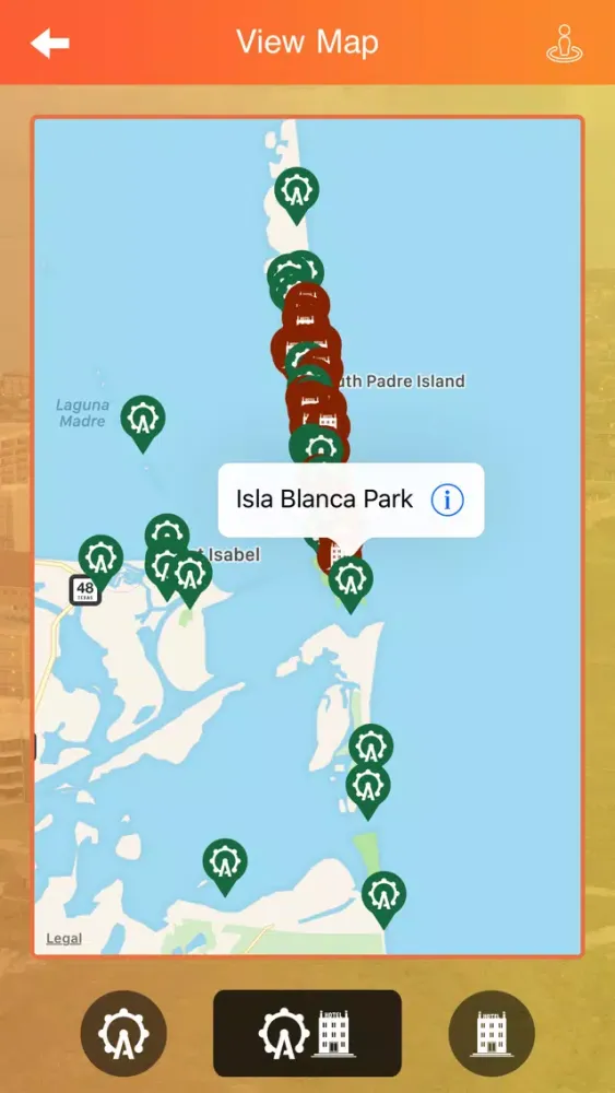 Zrzuty ekranu South Padre Island Tourism
