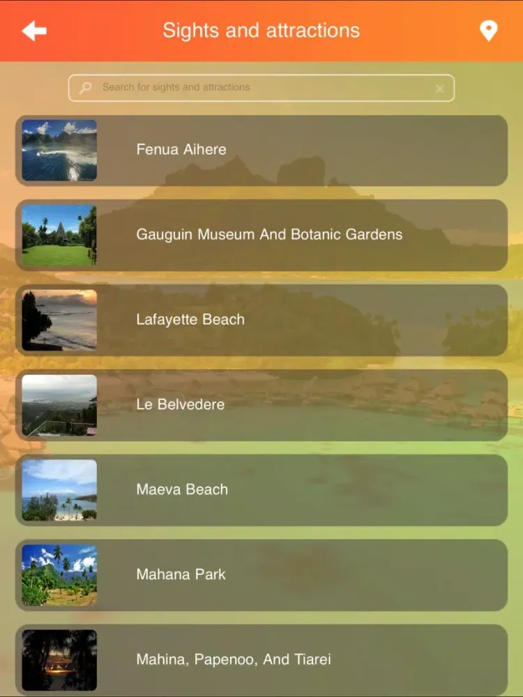 Capturas de pantalla de Tahiti Island Vacation Guide iPad 