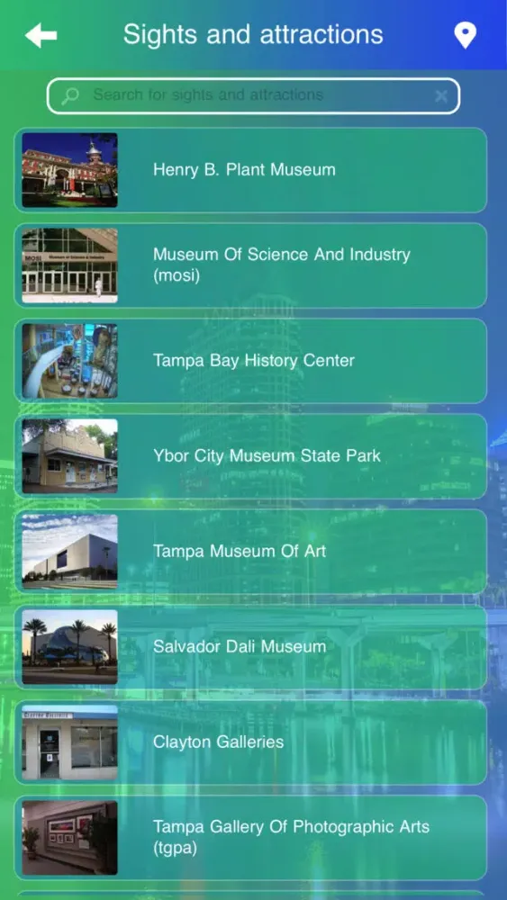 Zrzuty ekranu Visit Tampa