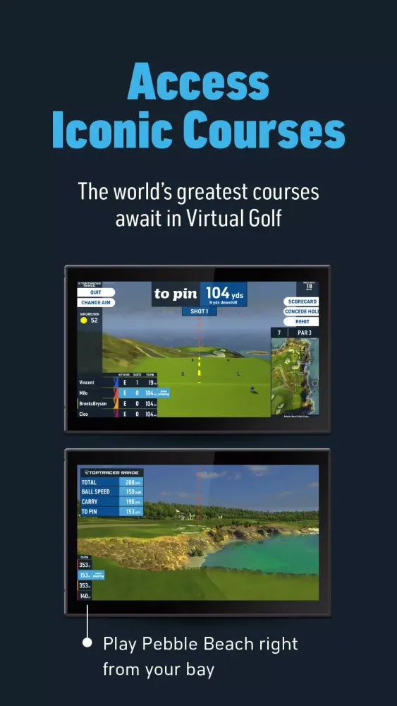 Toptracer Range Ekran Görüntüleri