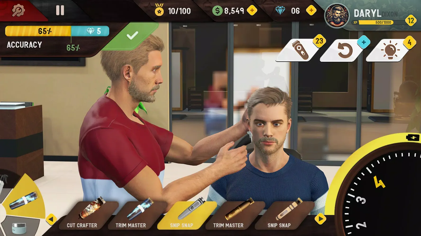Barber Shop-Hair Cutting Game Screenshots