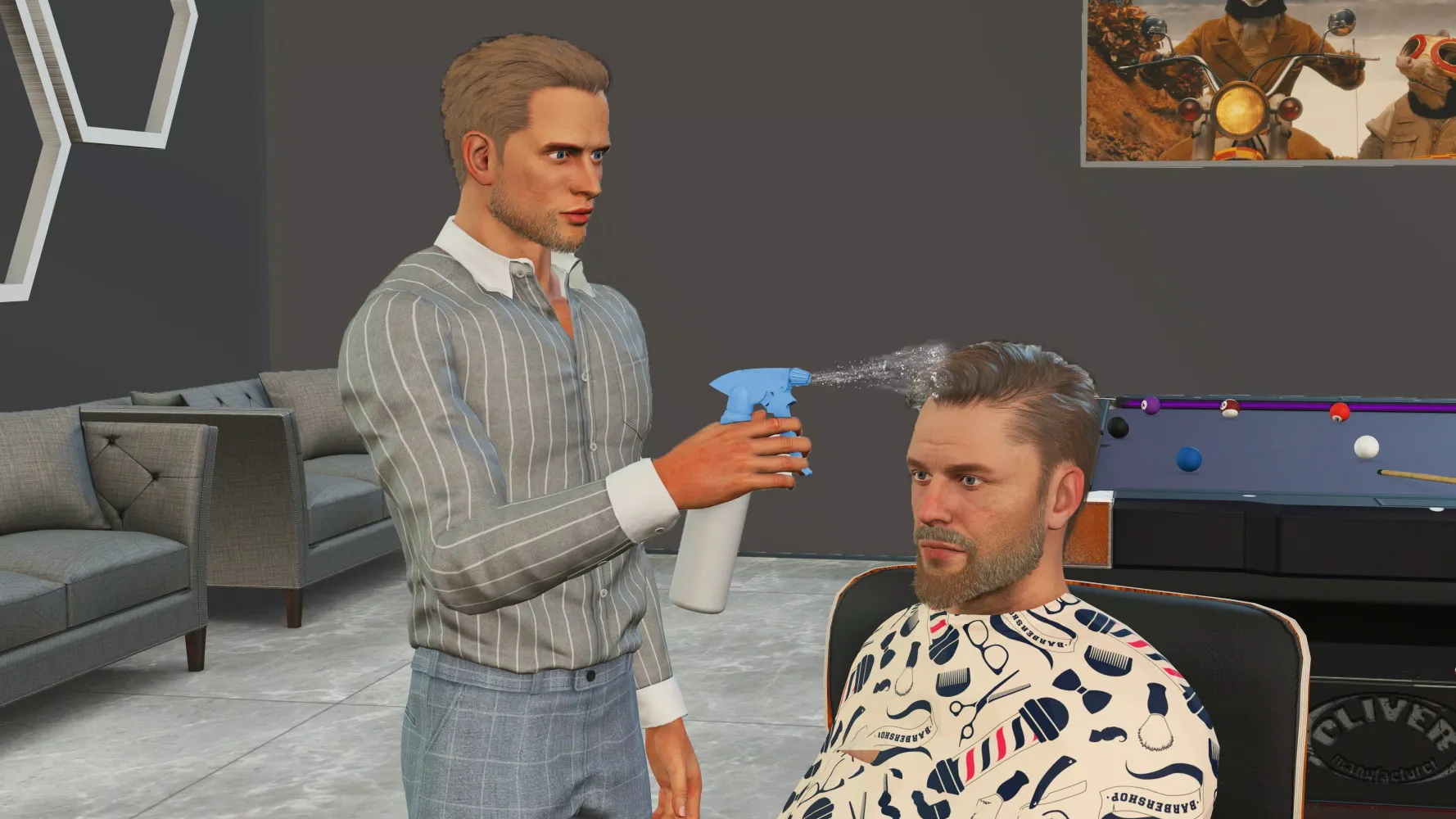 Barber Shop-Hair Cutting Game Screenshots