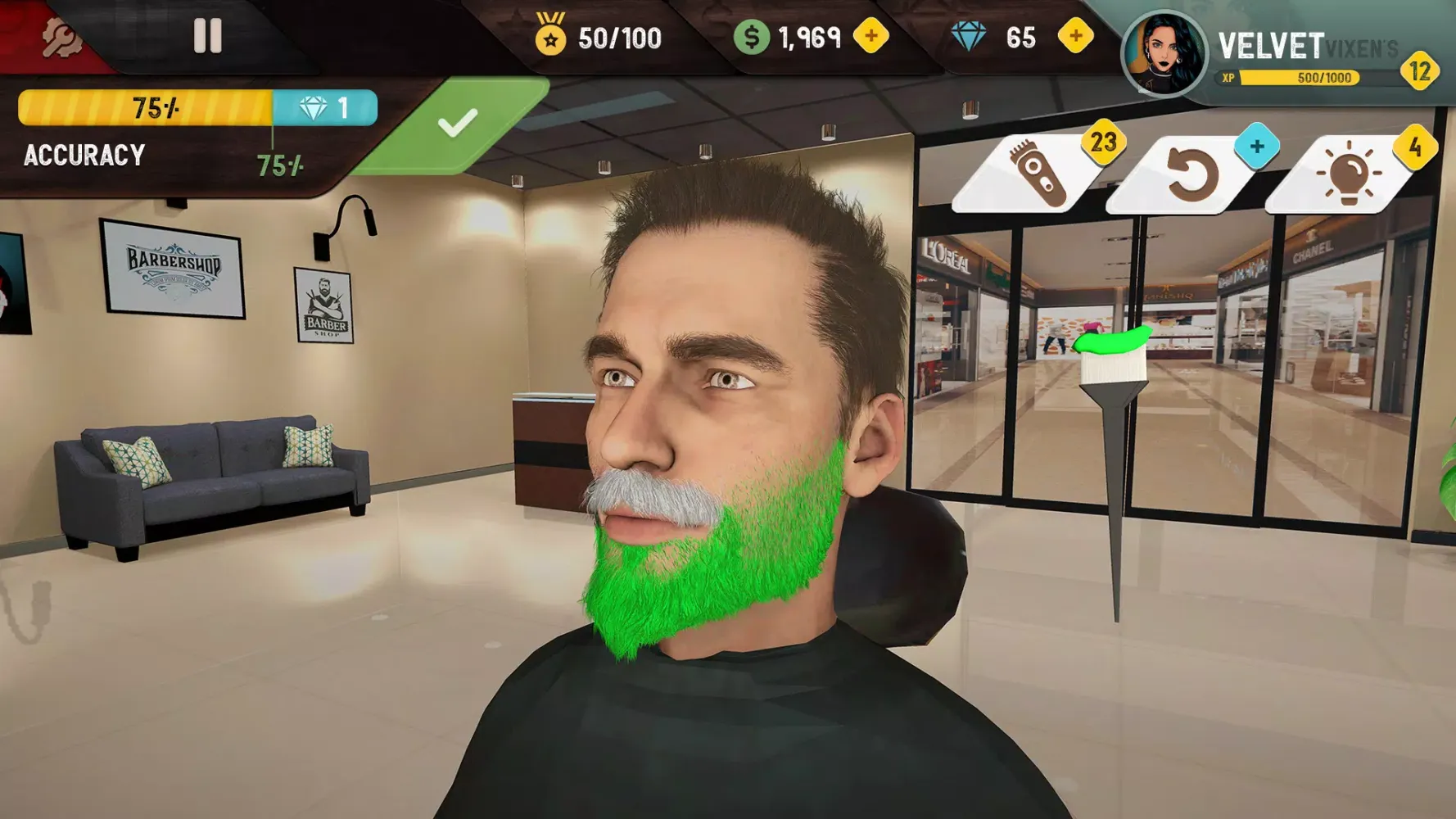 Barber Shop-Hair Cutting Game Screenshots