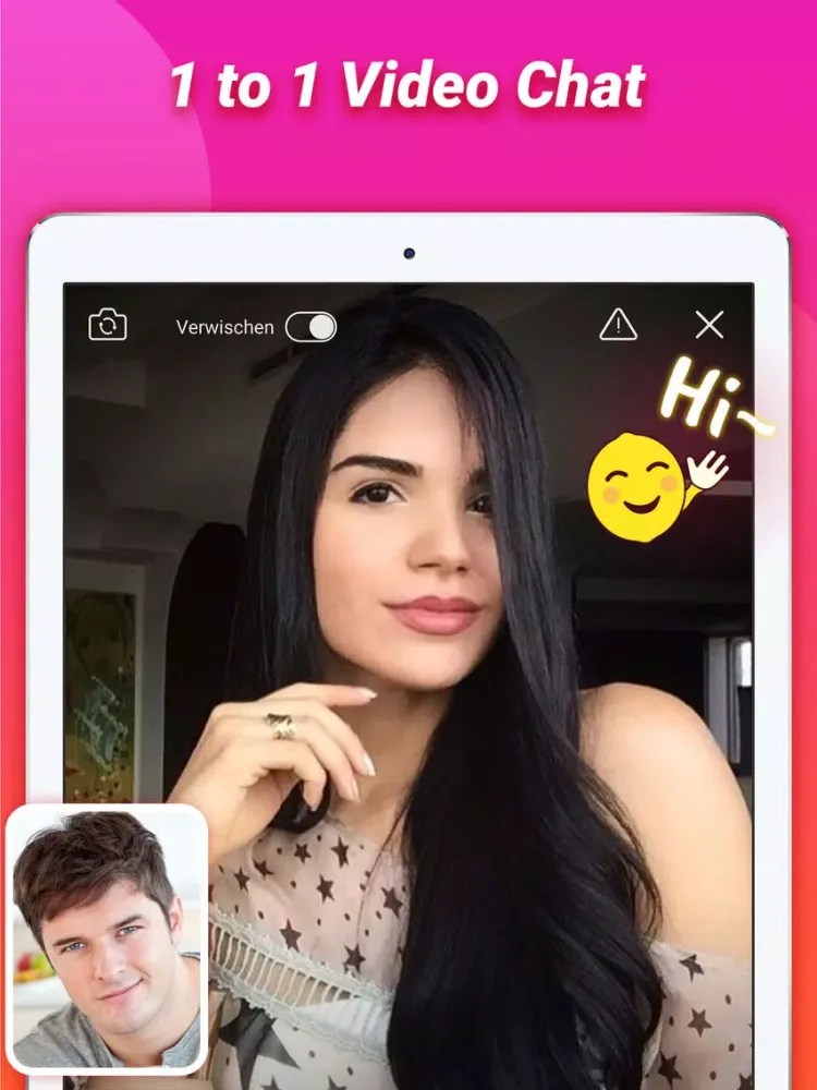Zrzuty ekranu TopU—Let's video chat iPad