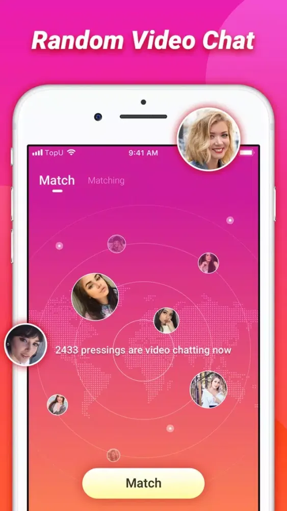 Zrzuty ekranu TopU—Let's video chat