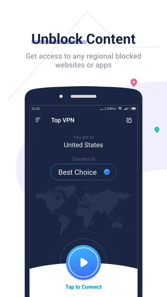 Tangkapan layar Top VPN