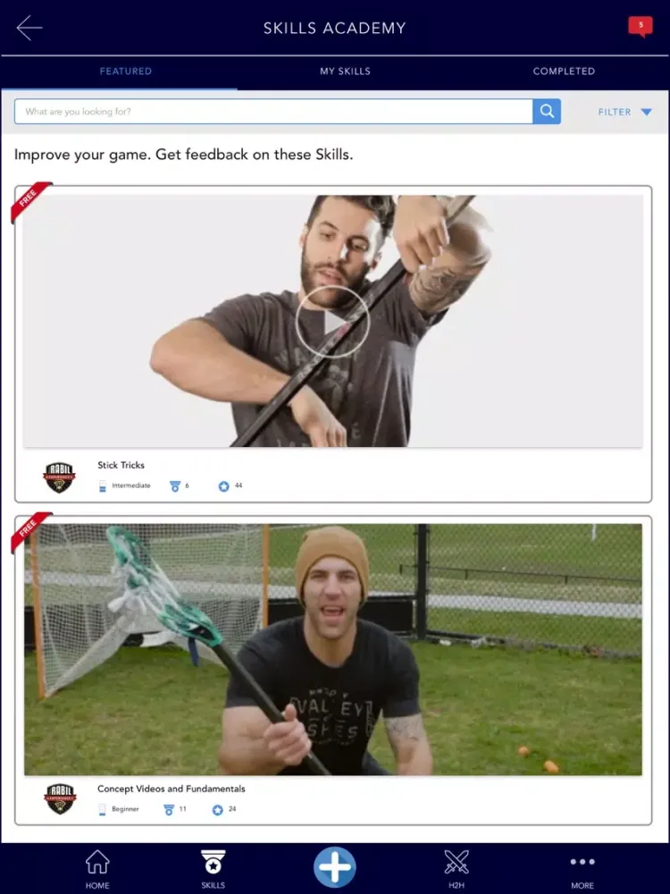 Captures d'écran de TopYa! Lacrosse iPad 