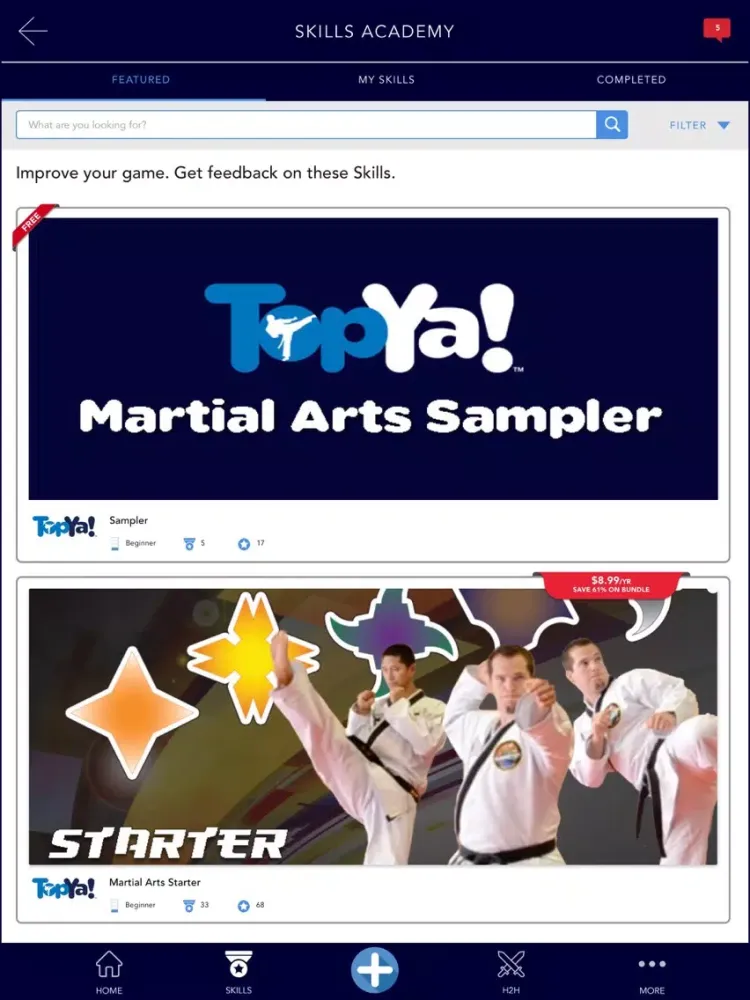 TopYa! Martial Arts iPad  স্ক্রিনশট