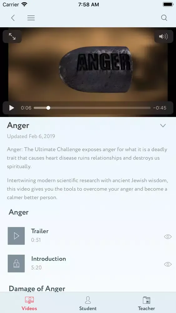 Tangkapan skrin Torah Live - Torah Videos