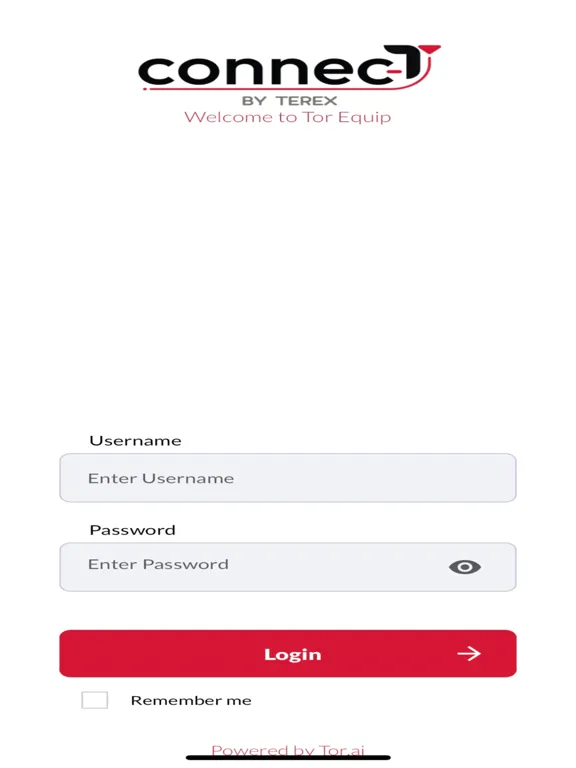 Terex Connect iPad  Ekran Görüntüleri