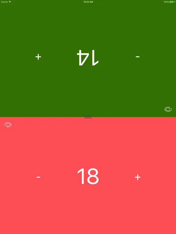 Tangkapan layar Twenty Life Count iPad 