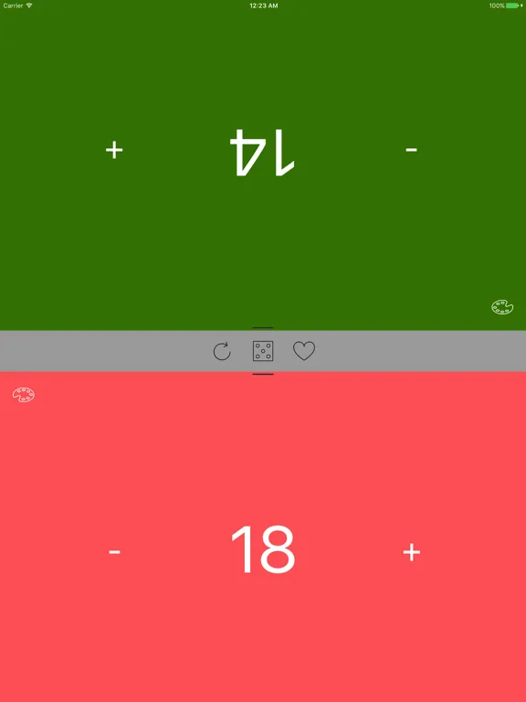 Tangkapan layar Twenty Life Count iPad 