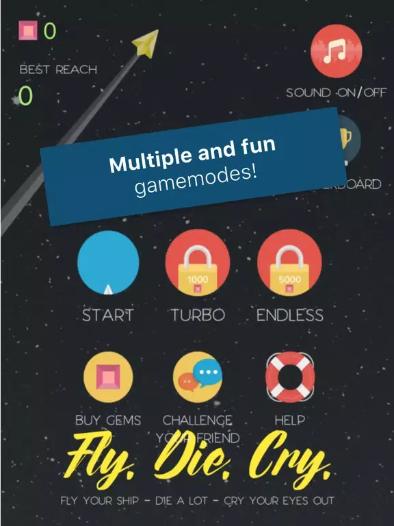 تصاویر Fly. Die. Cry. iPad