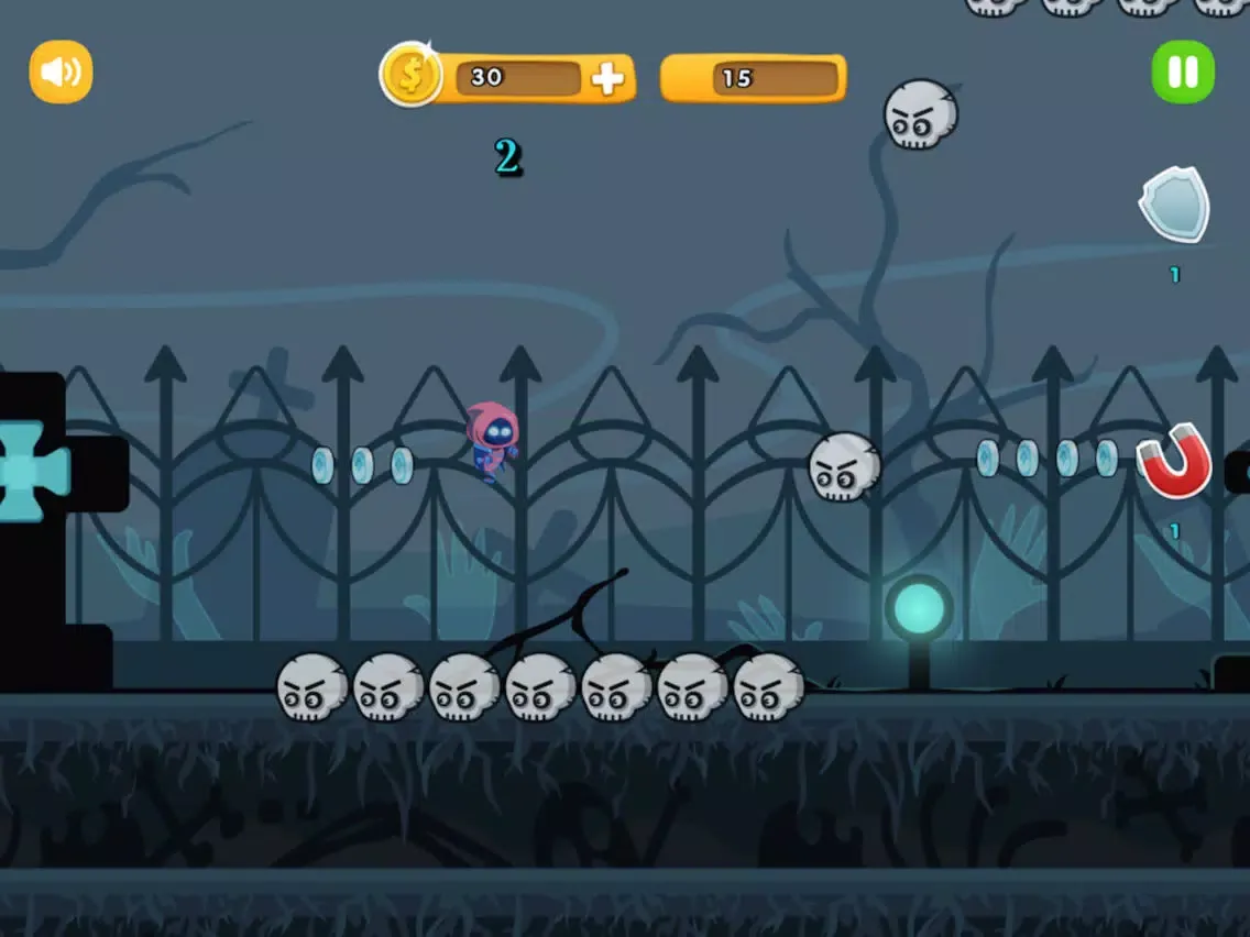 Capturas de tela do Run Nin iPad 