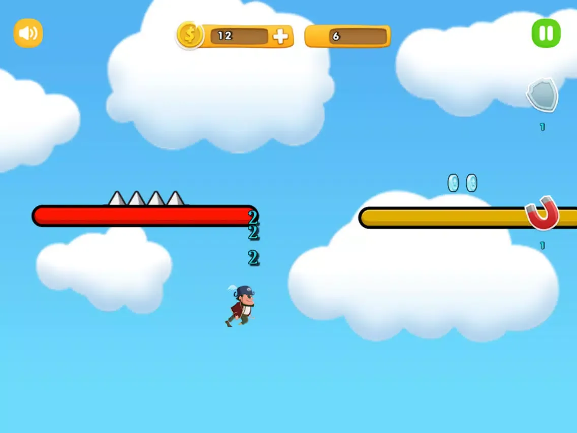 Capturas de tela do Run Nin iPad 