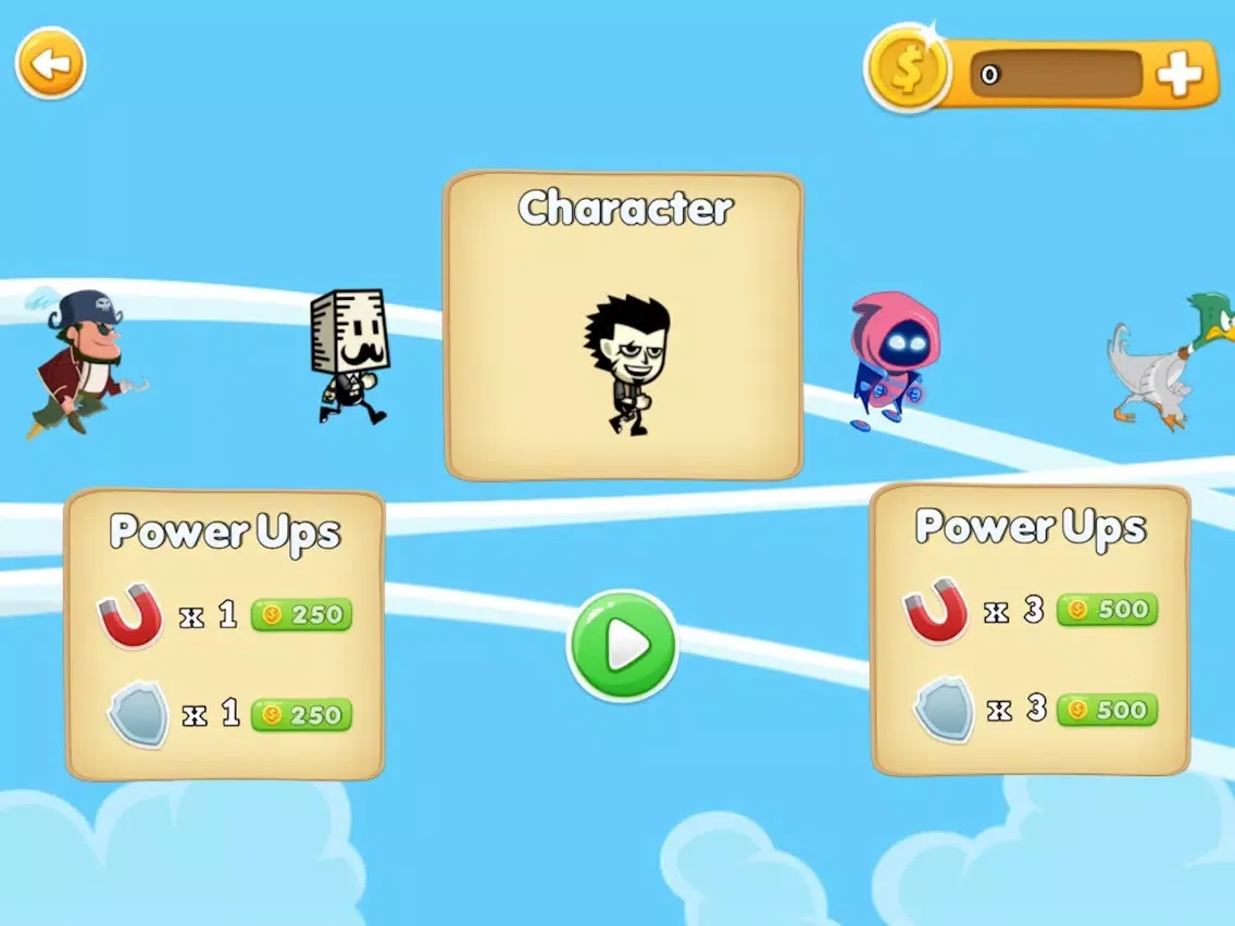 Capturas de tela do Run Nin iPad 