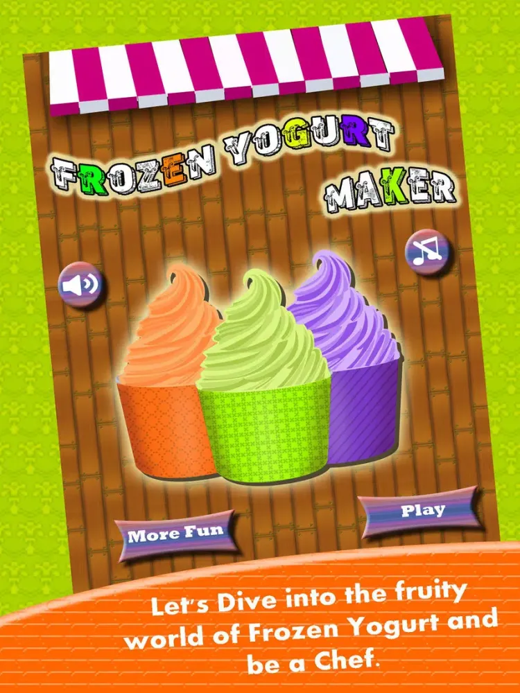 Скриншоты Frozen Yogurt Maker Fruity Fun iPad 