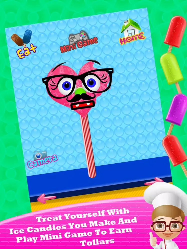 Tangkapan skrin Ice Candy Maker4-Kids Babies iPad 