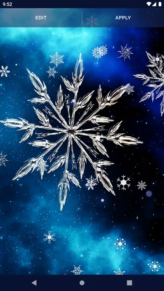Winter Snow Live Wallpaper Screenshots