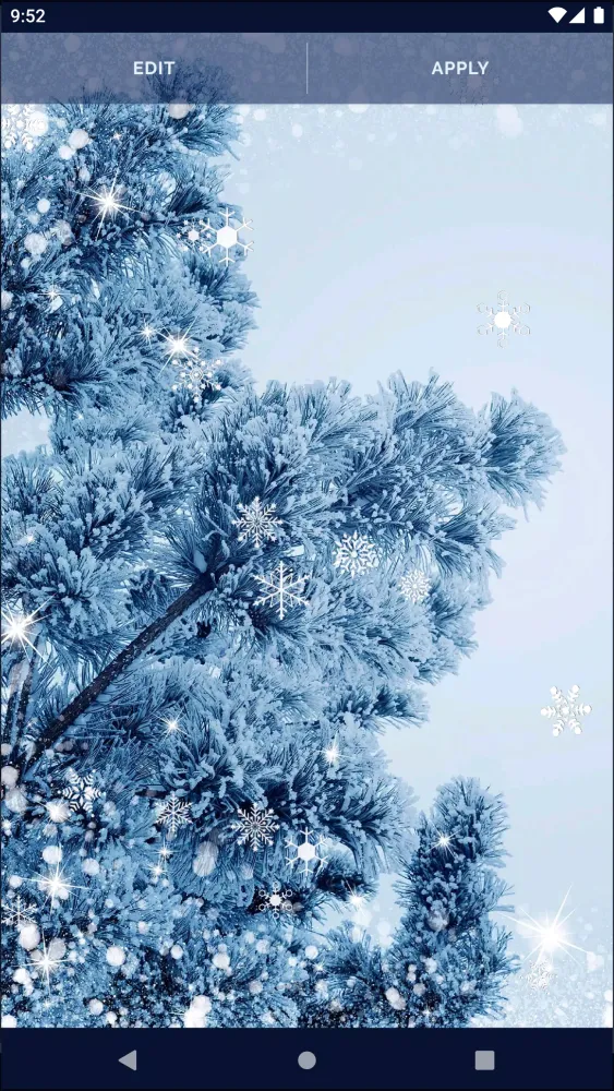 Winter Snow Live Wallpaper Screenshots