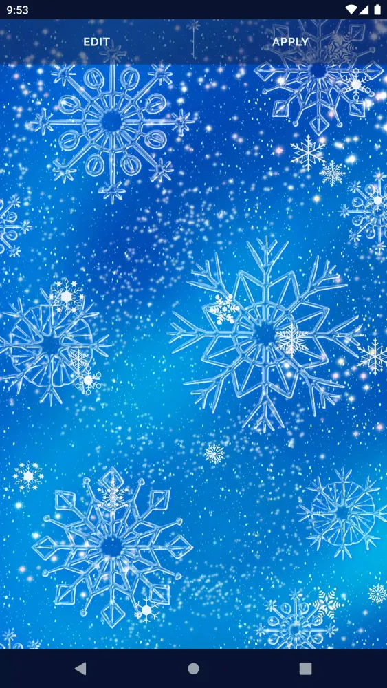 Winter Snow Live Wallpaper Screenshots