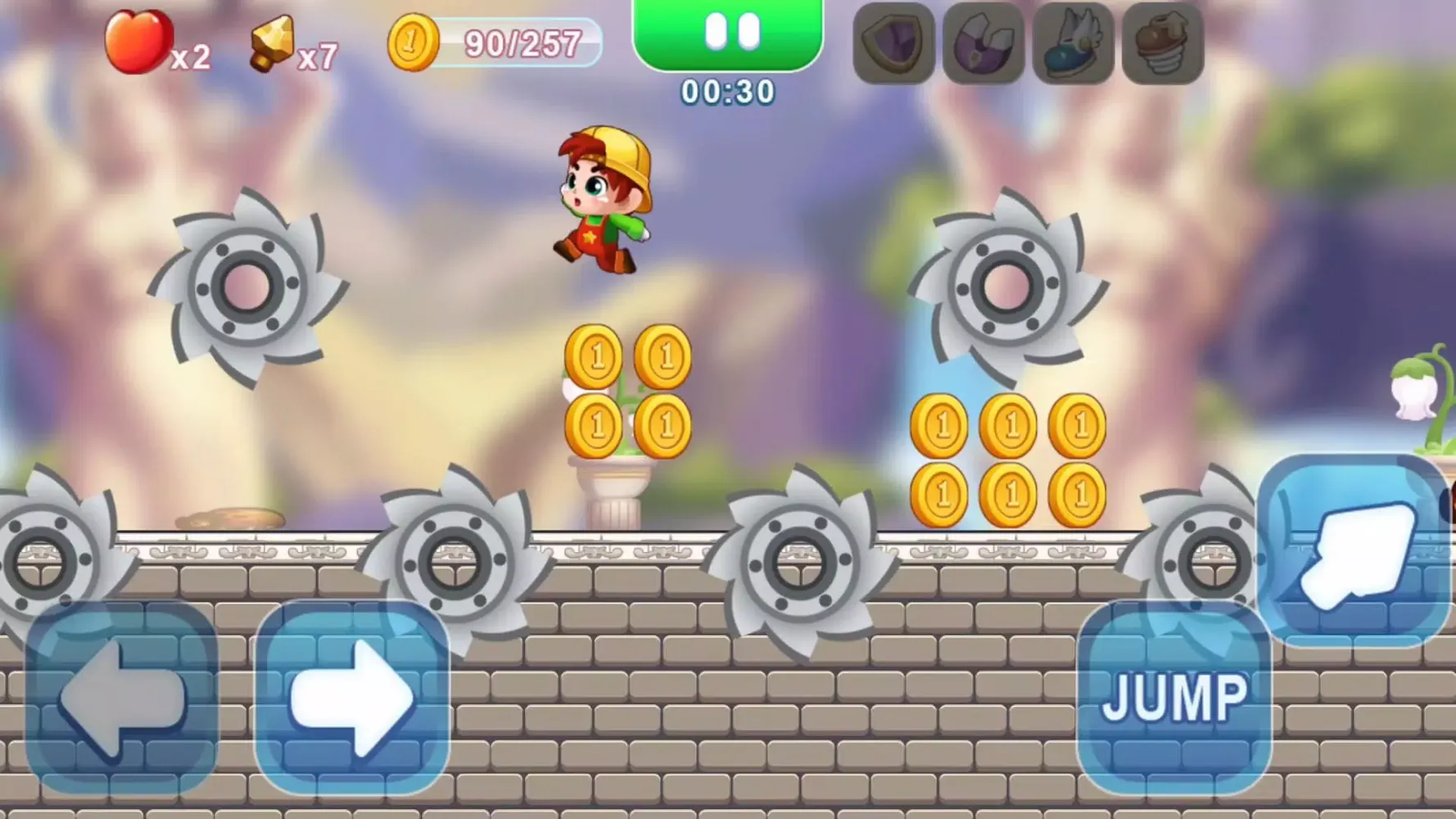 Tangkapan skrin Super Jin Adventure