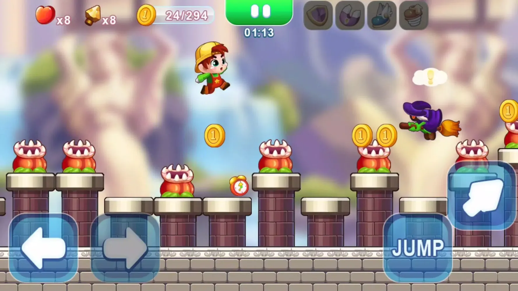 Tangkapan skrin Super Jin Adventure