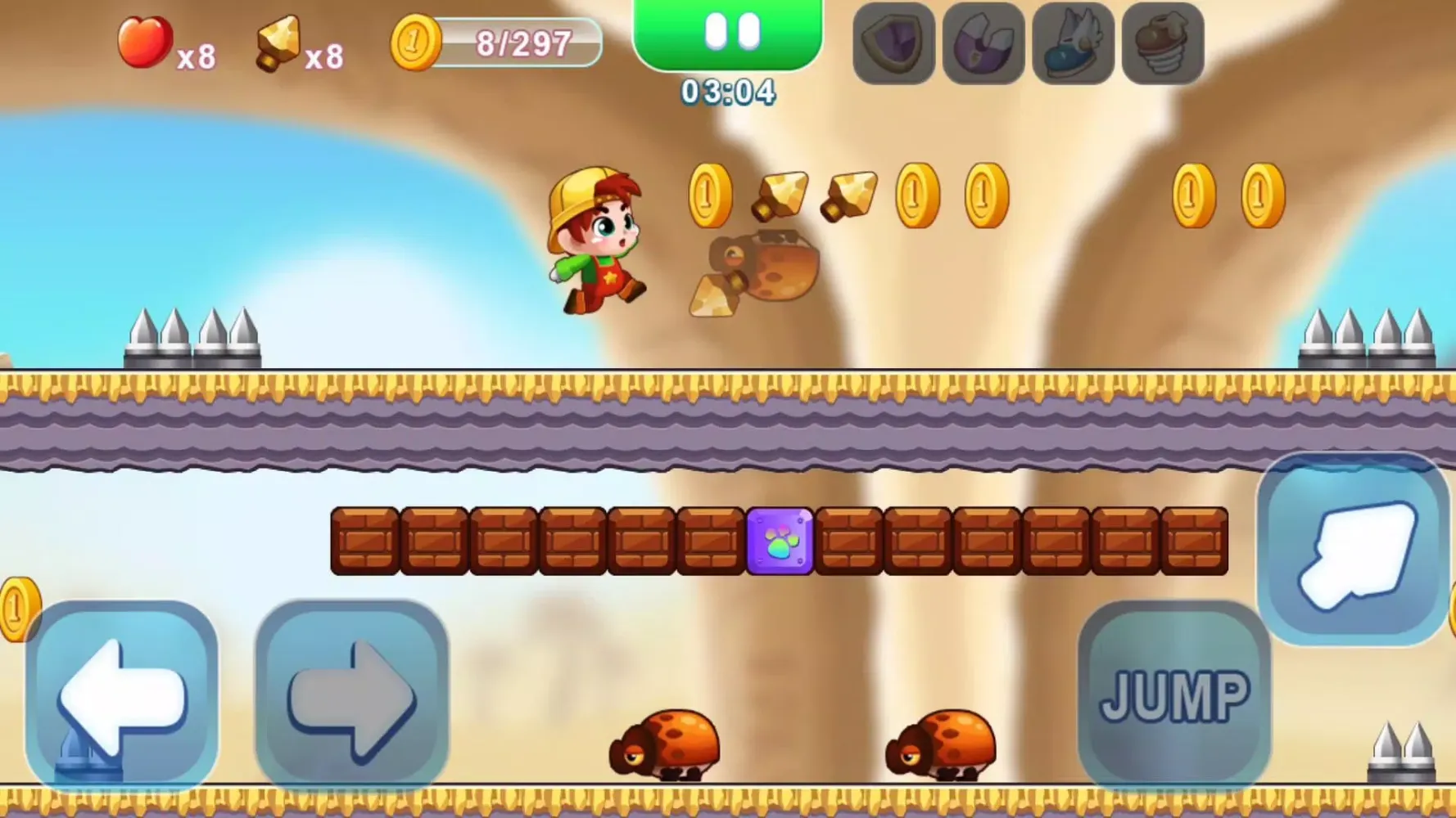 Tangkapan skrin Super Jin Adventure