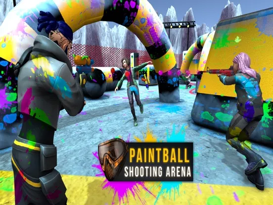 Arena Paint Ball Shooting 3D iPad 應用截圖
