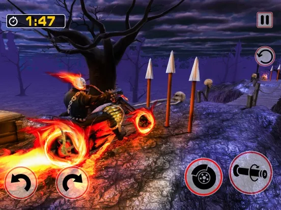 Capturas de tela do Ghost Bike Rider Simulator iPad 