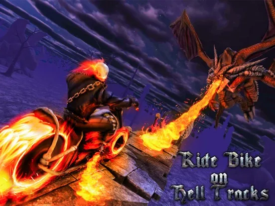 Capturas de tela do Ghost Bike Rider Simulator iPad 