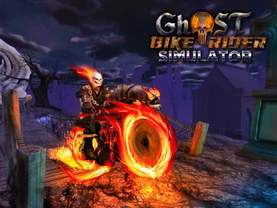 Capturas de tela do Ghost Bike Rider Simulator iPad 